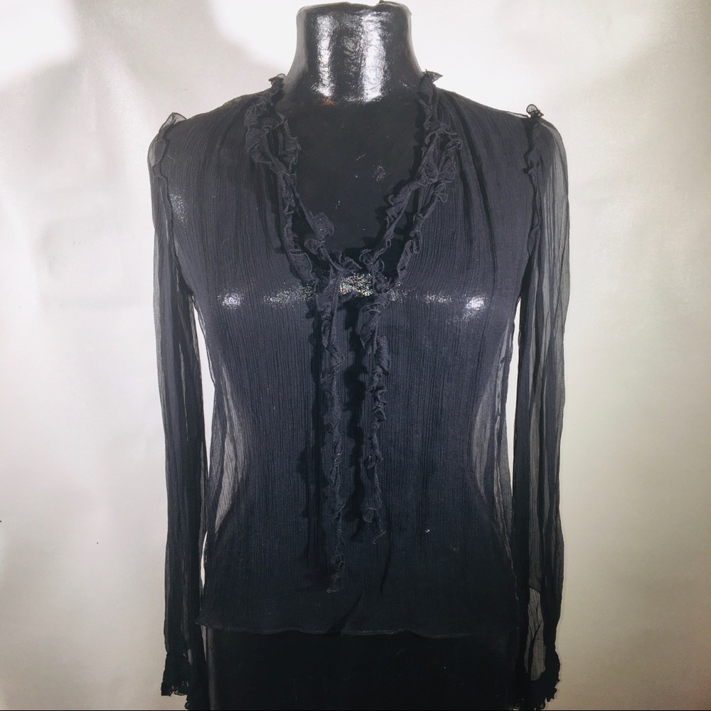 Dolce &Gabbana  sheer silk blouse